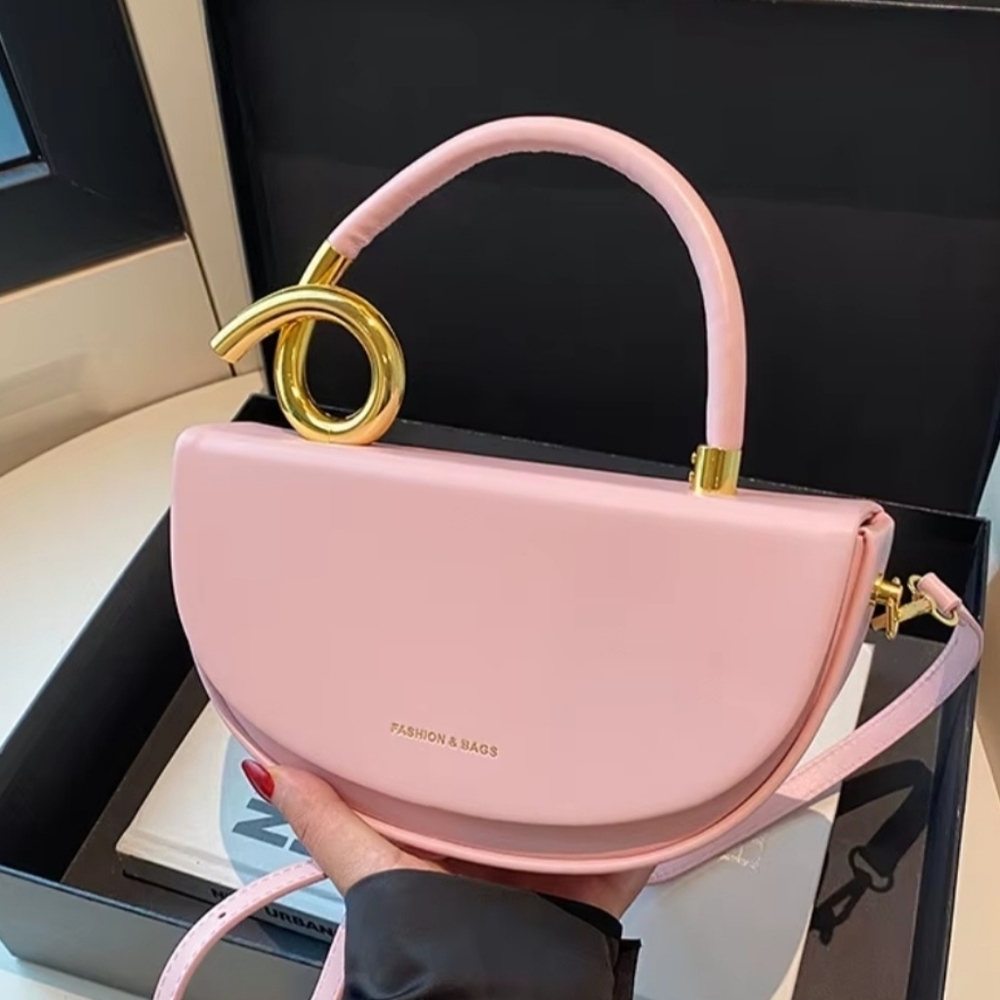 Fashion and Bag Pink Women's Elegant Desighner Crossbody Bag Shoulder Bag New